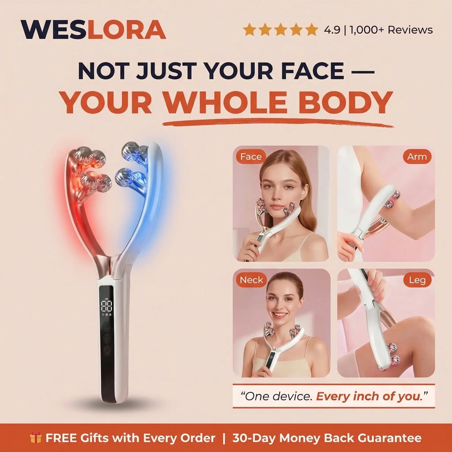 Weslora Sculpt - The 5-Minute Jawline Lift